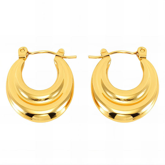 18K gold plated Stainless steel earrings