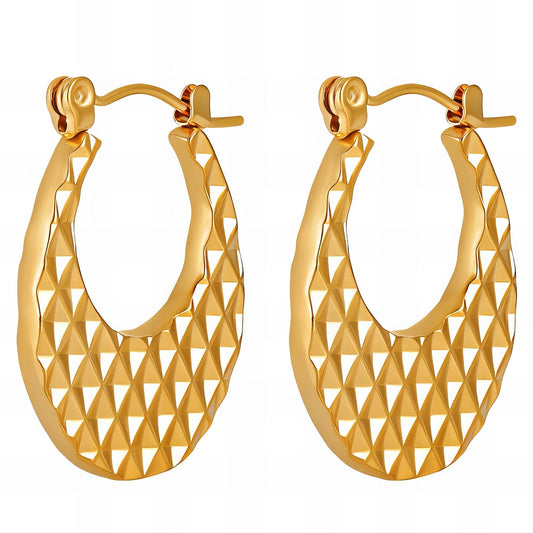 18K gold plated Stainless steel earrings